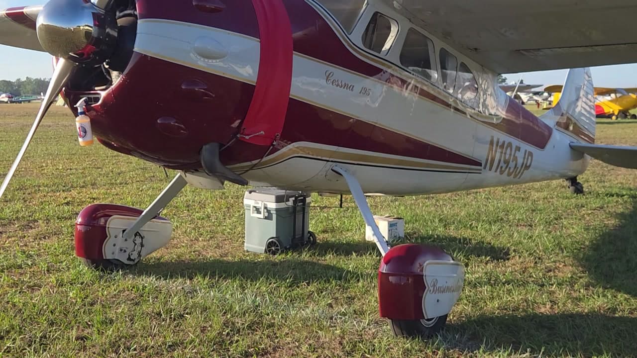 N195JP - Cessna 195 at KLAL