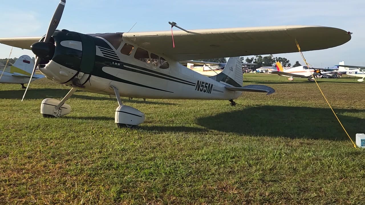 N55M - Cessna 195 at KLAL